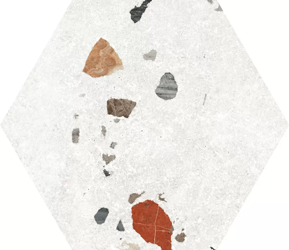Керамогранит Sonar White Hexagonal 22x25