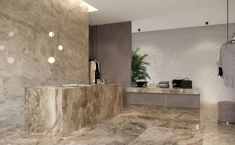 Керамогранит fPCJ Kamu Beige Brillante 45x90