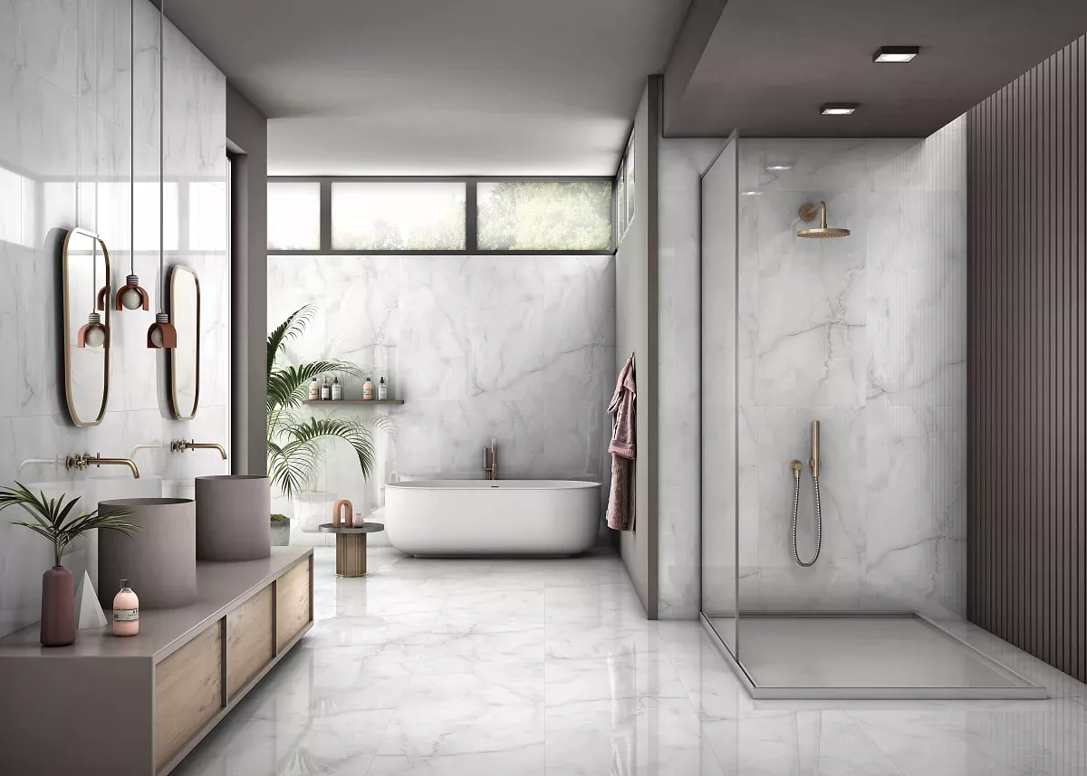 Керамогранит Resino Grey Glossy 60x120
