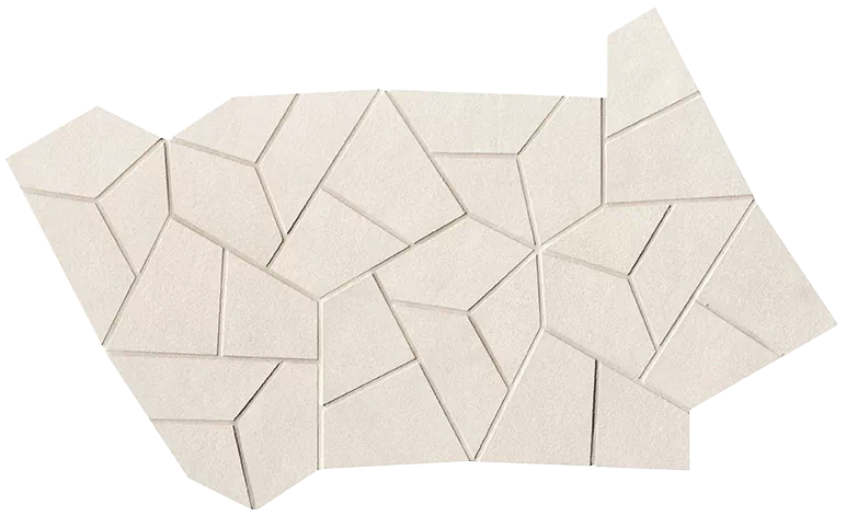 Мозаика fPRQ Sheer White Gres Fly Mosaico 25x41,5