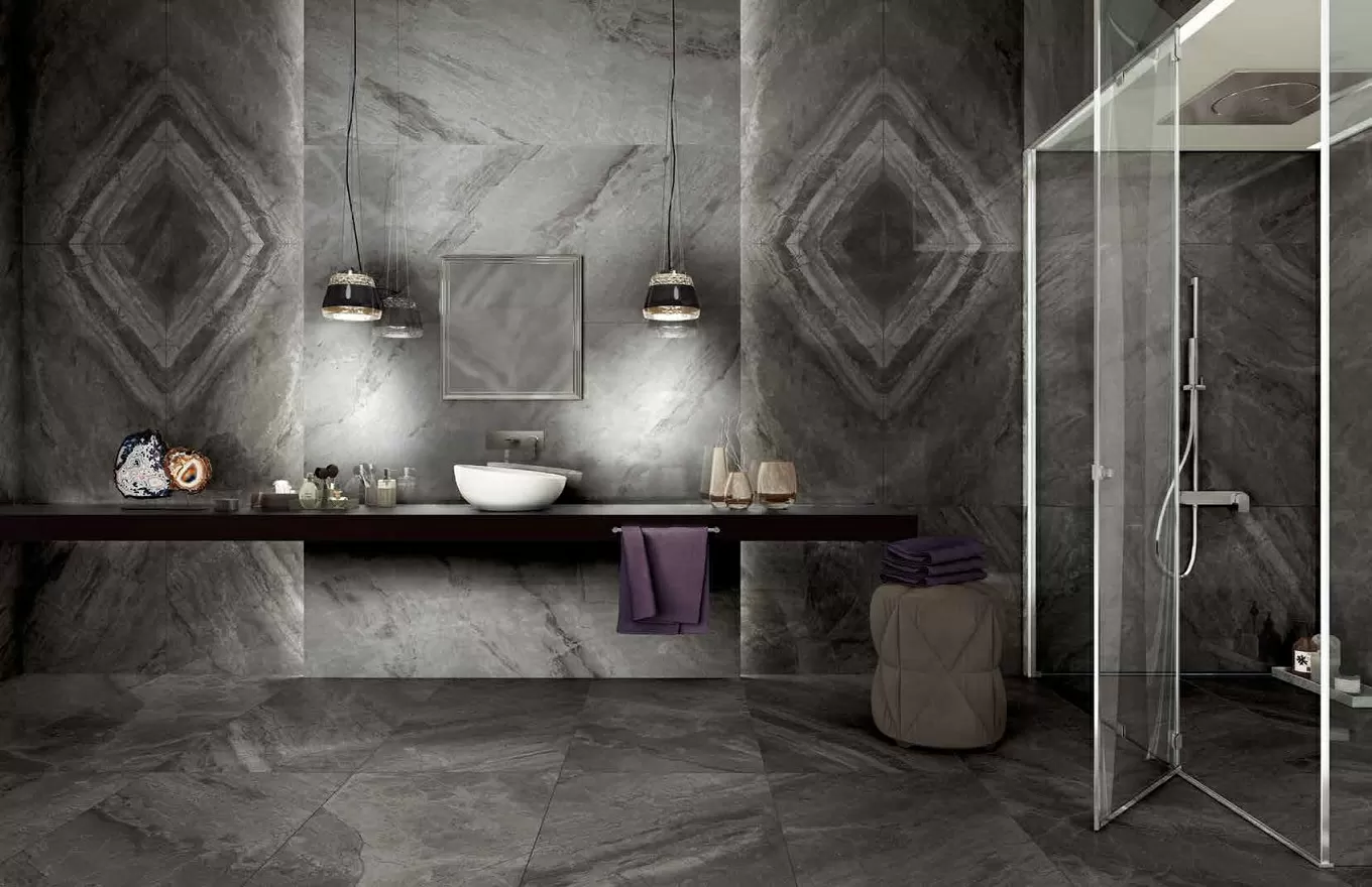 Керамогранит 75380 Supreme Charcoal Rettificato 60x120