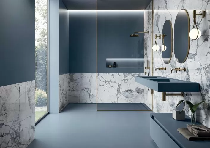 Керамогранит CH02BA Calacatta Green Sq. 60x120