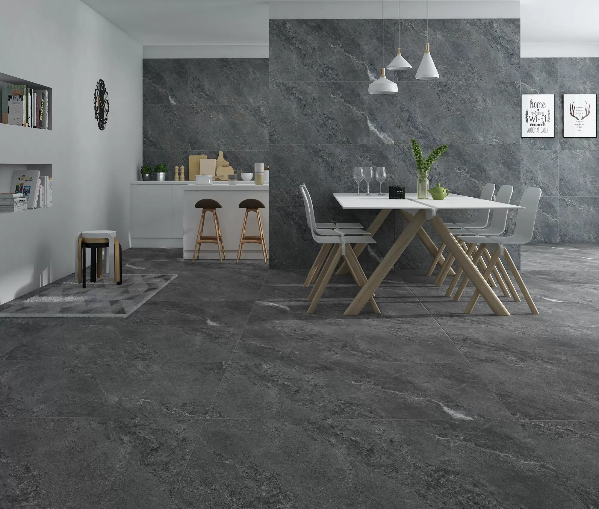 Керамогранит Obsidian Fossil Matt 60x120