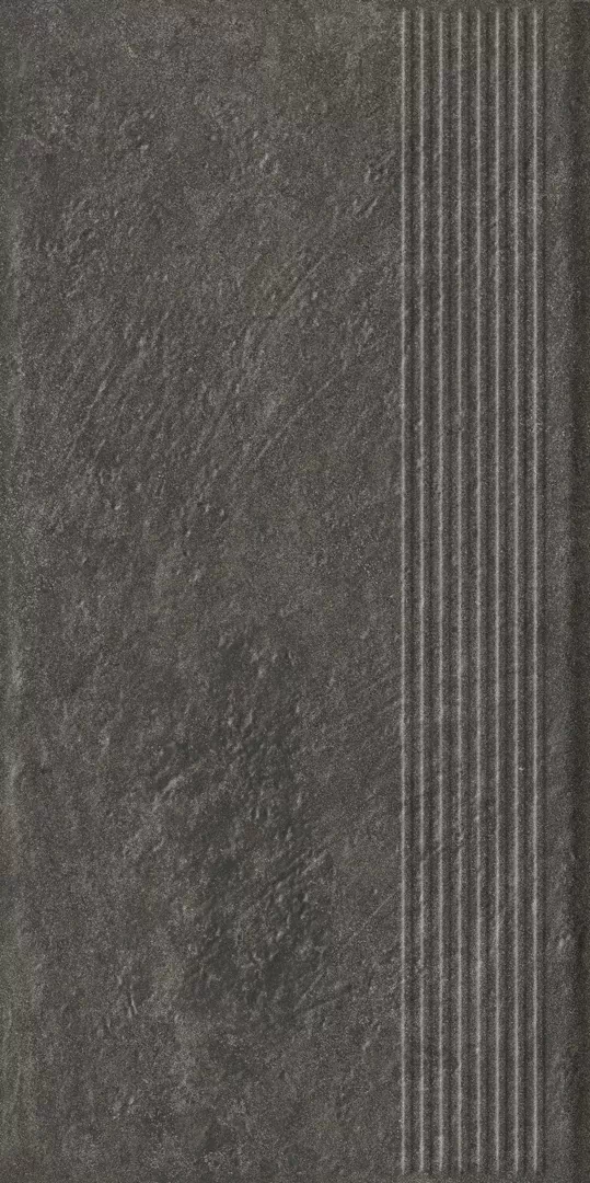 Клинкерная плитка Carrizo Basalt Stopnica Prosta Struktura Mat 30x60