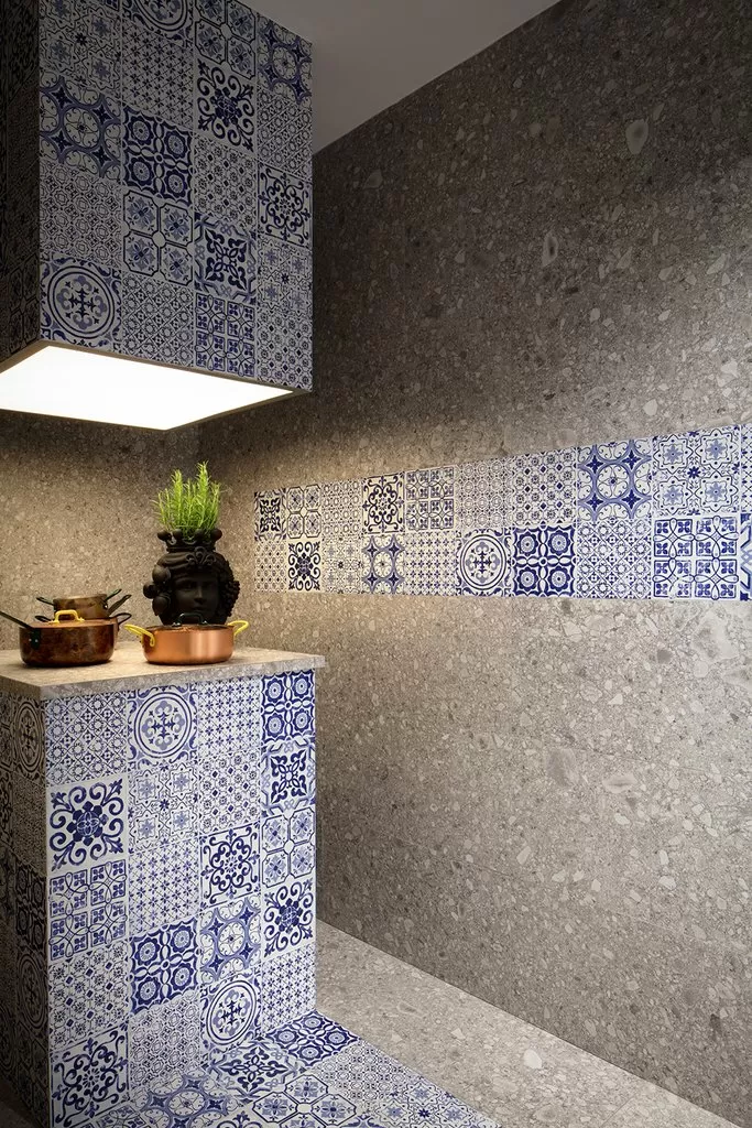 Керамогранит Giardino Blu Mix Luc 20x20