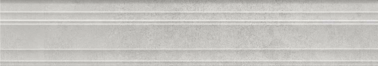 Плитка BLF016R Бордюр Багет Догана серый светлый матовый обрезной 40x7,3x2,7
