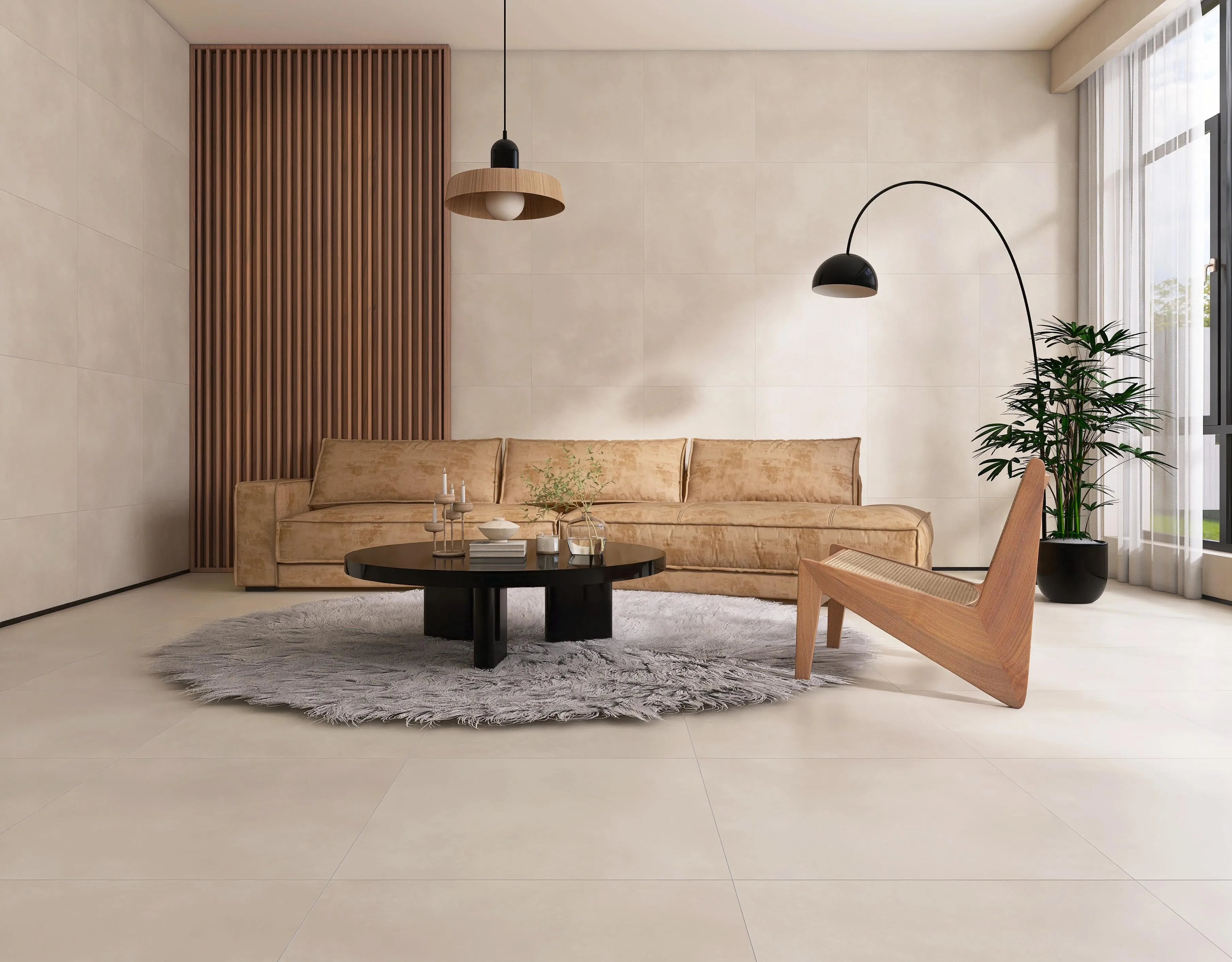 Керамогранит Beton Beige Mat 60x60