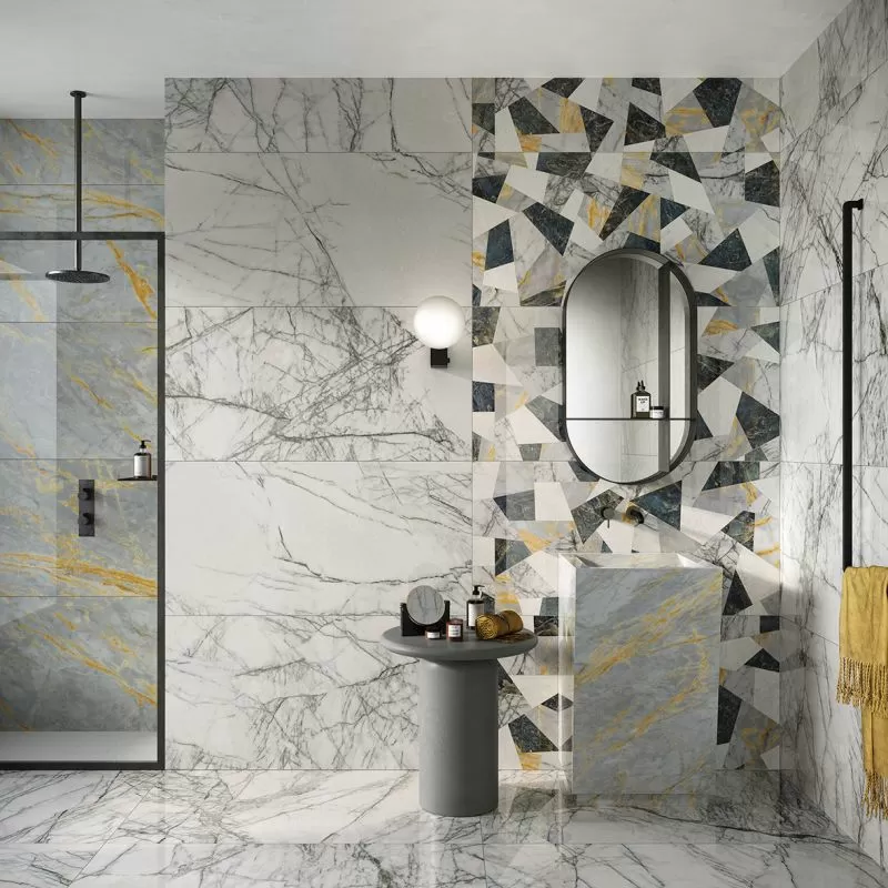Керамогранит PF60009190 Sensi Signoria Opus Calacatta Lux Ret 120х120
