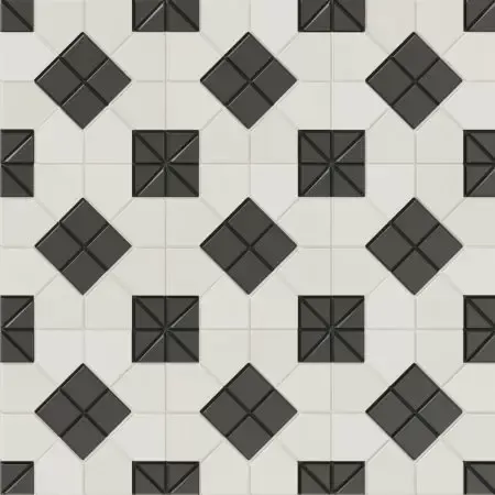 Керамогранит 130012 Tesserae Suit B&W 28x28