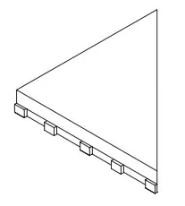 Керамогранит 620090000829 Griglia Frame 20 Sinistro/Left 25x25