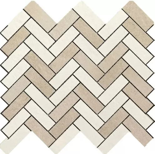 Мозаика R06A Terracruda Mosaico Degrade Sabbia/Luce 33.2*128.8