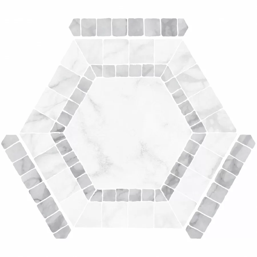 Керамогранит Ibiza White 22x25