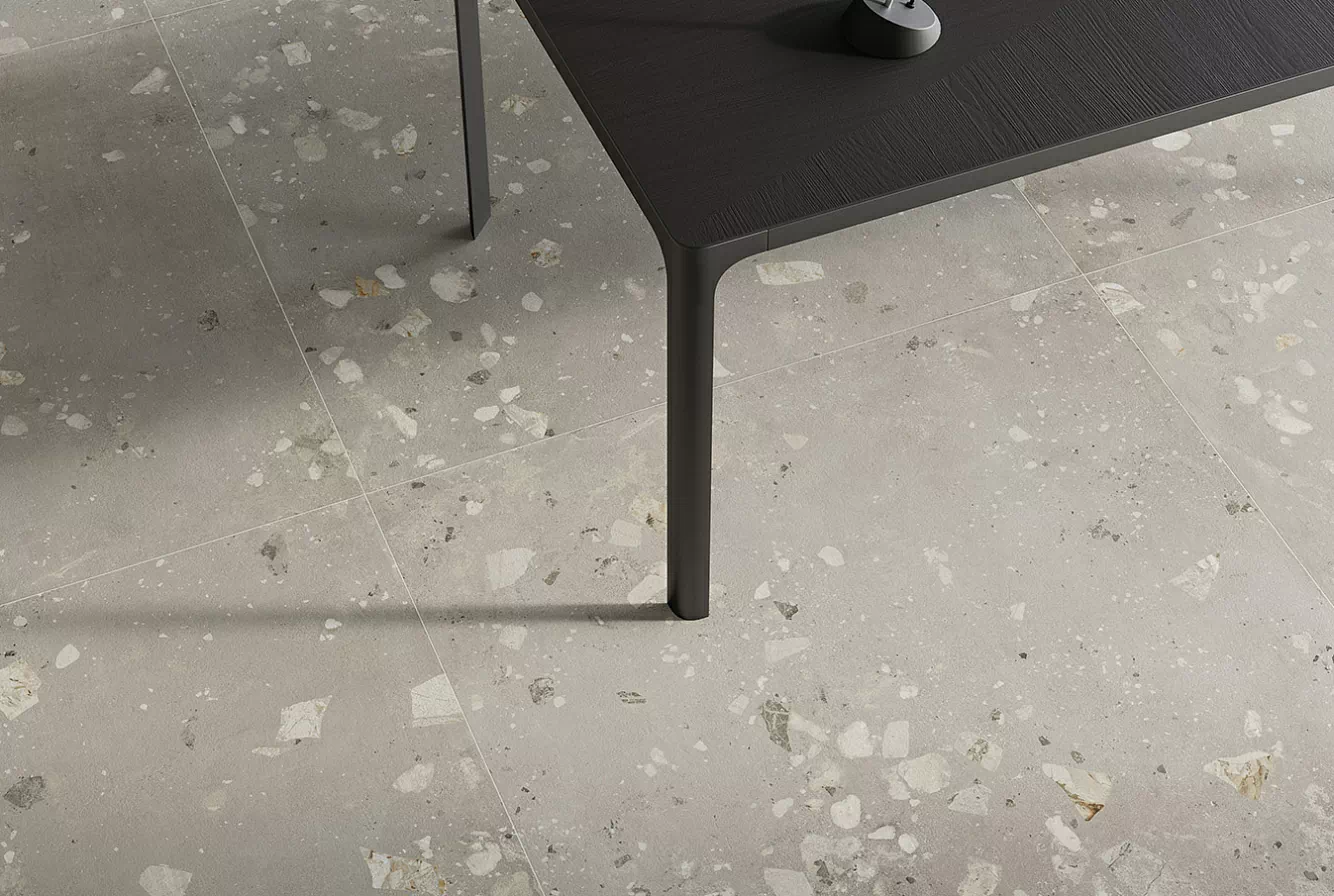 Керамогранит FL05BAC I Cementi Greige Ciottolo SQ. RealUp/StrideUp 60x120
