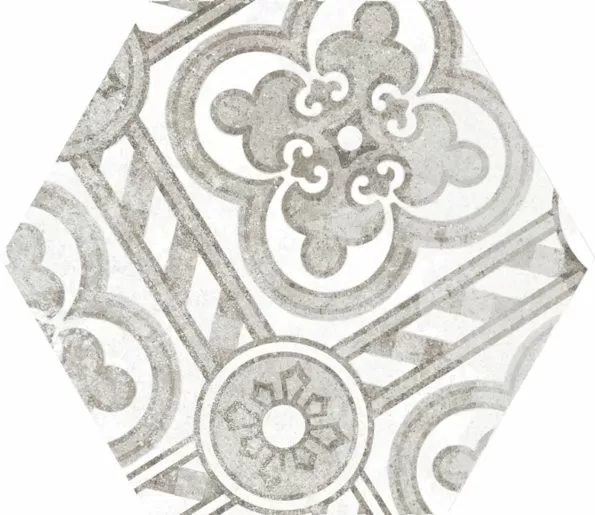 Керамогранит 22099 Hexatile Cement Garden Grey 17,5x20 (17 видов паттерна)