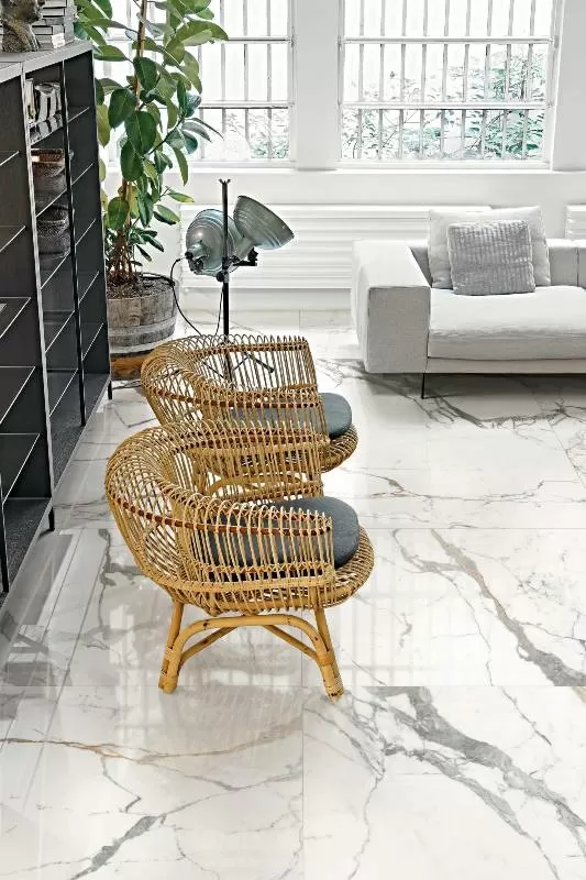 Керамогранит 769981 LES ORIGINES DE REX BLANC MAT 6mm 60x120