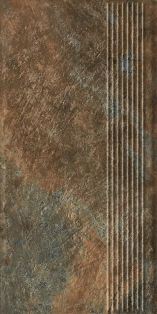 Клинкерная плитка Ardis Rust Stopnica Prosta Struktura Mat 30x60