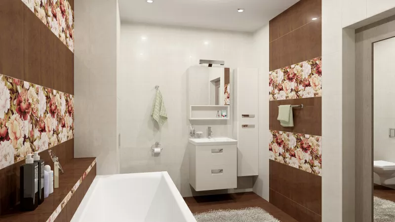 Плитка Декор Peony d12 12x12