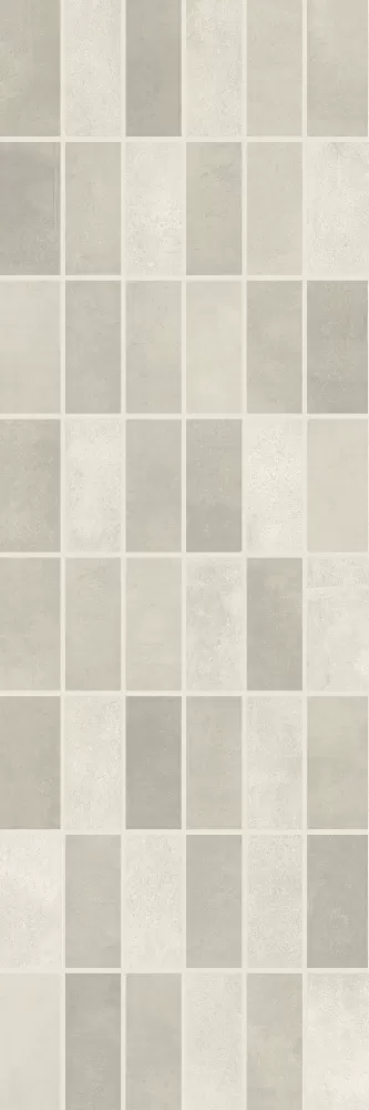 Плитка 1064-0102 (1064-0047) Fiori Grigio мозаика светло-серая 20х60