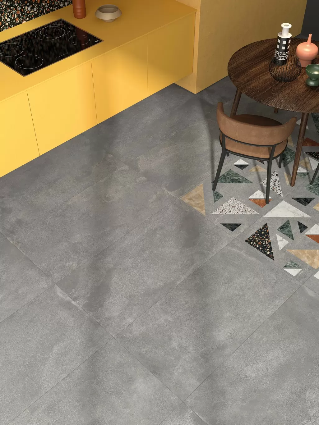 Керамогранит PF60005806 Blend Concrete Grey Ret 90x90