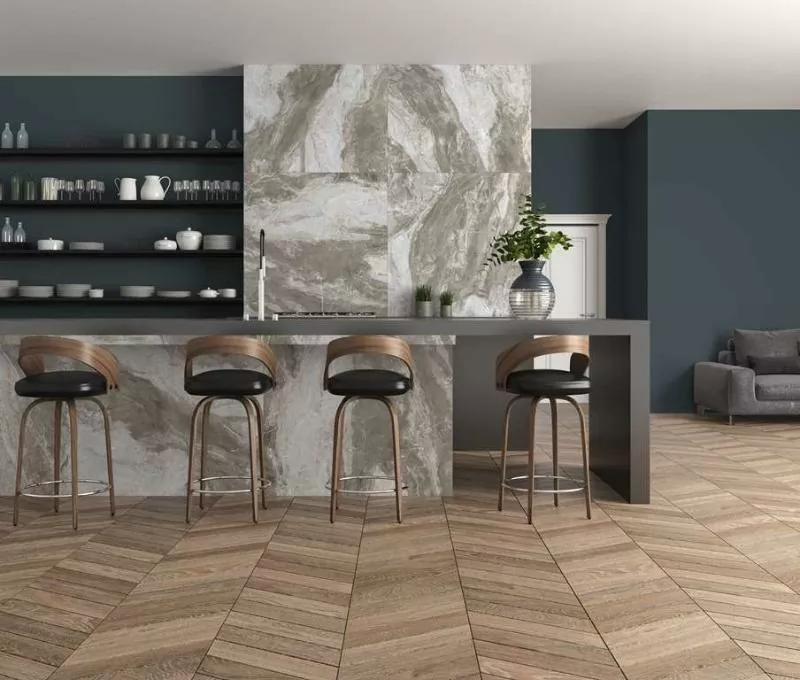 Плитка Chevron Cherry 40x8