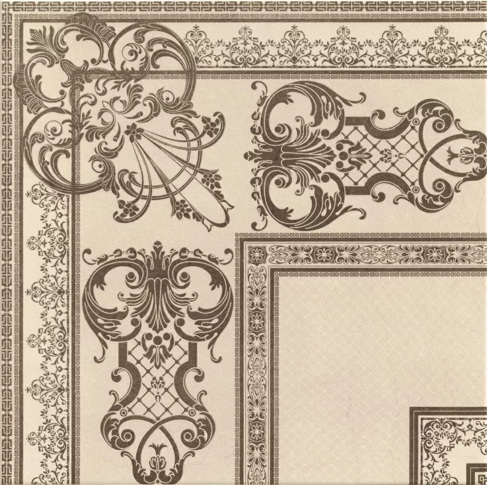Плитка 10154 Decor VERONA Corner BR 45х45