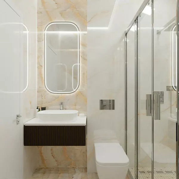 Керамогранит R0018-GL Vermont Sky Blue полированный 600x1200