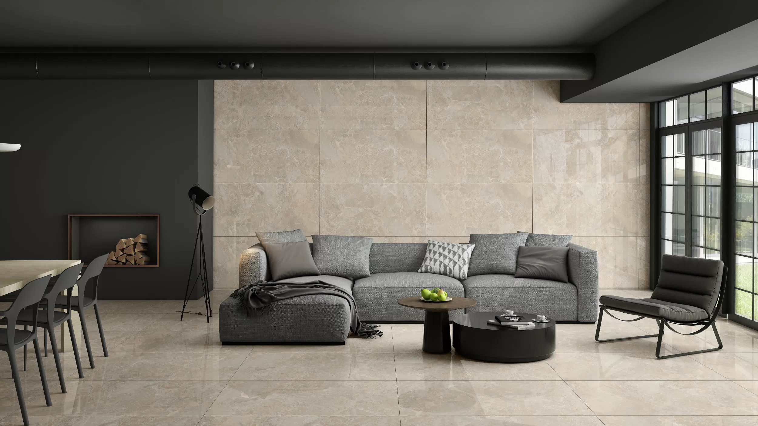 Керамогранит Onyx Perla 60x120