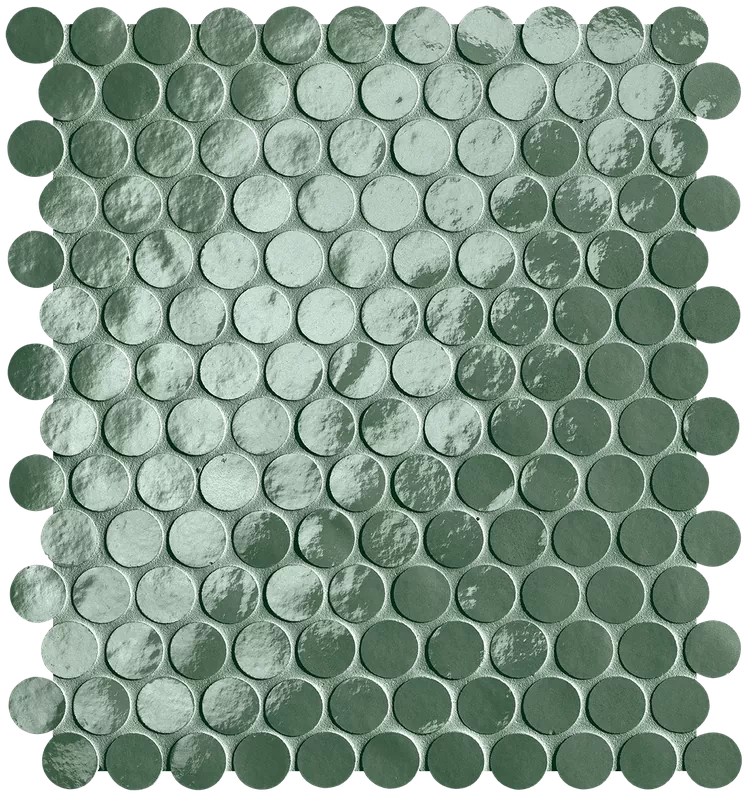 Мозаика fROO Glim Salvia Round Mosaico Brillante 29,5x32,5