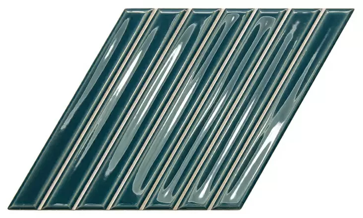 Плитка 135024 Spike Bars B Peacock Blue 15x25,9