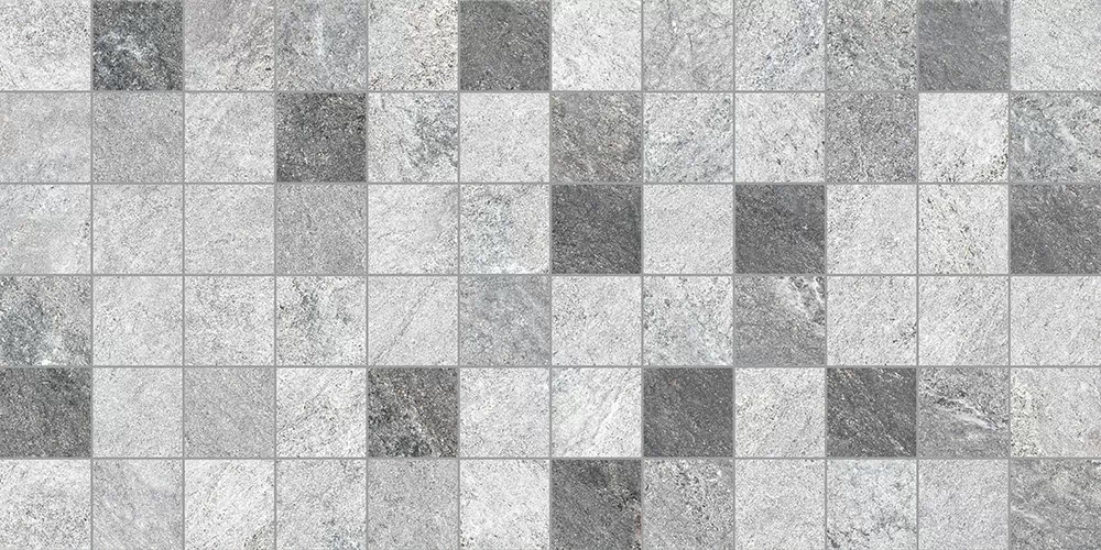 Плитка 1039-8219 Balance Темно-серый мозаика 40*20