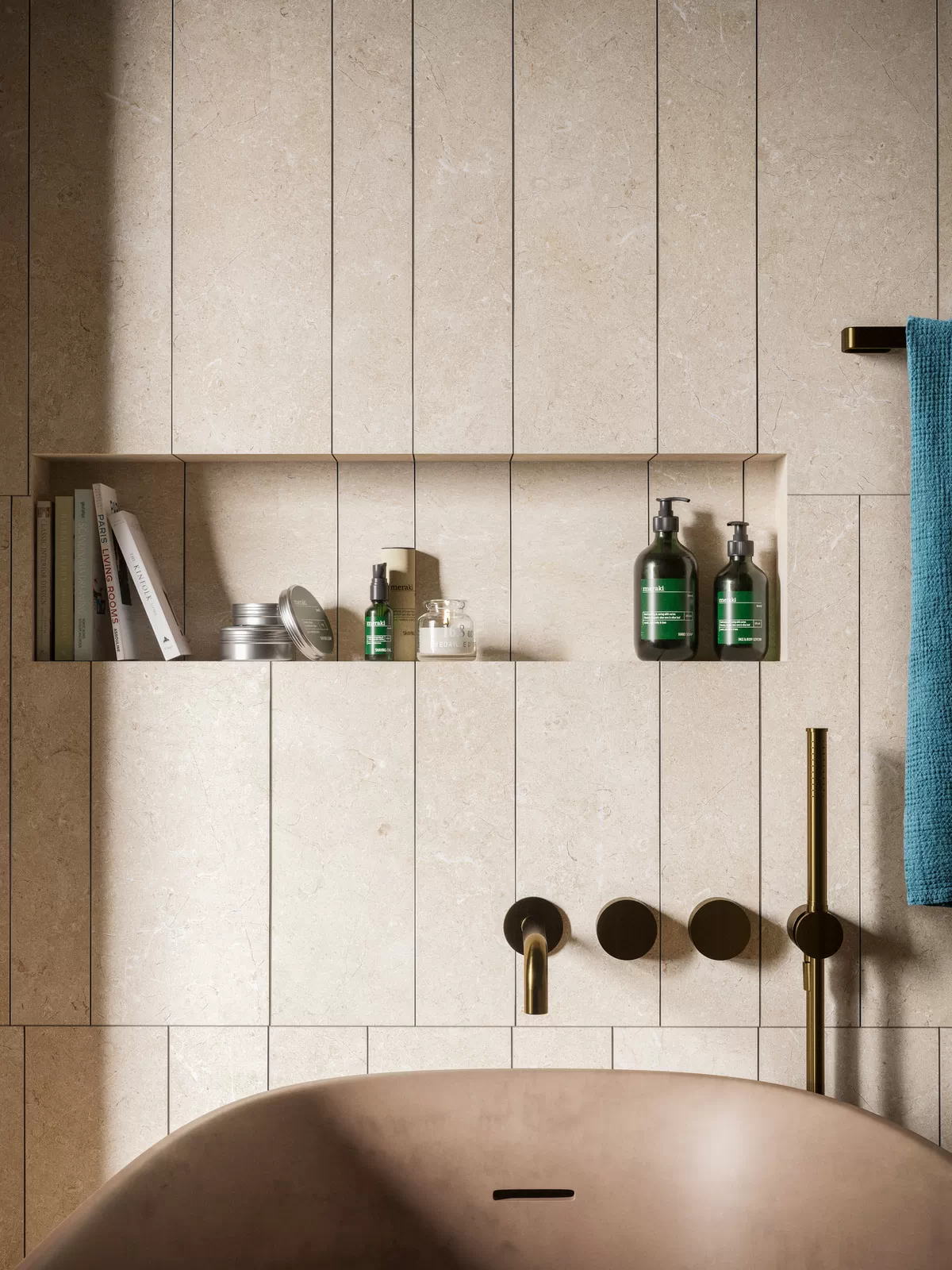 Плитка M5U6 Magnifica Limestone Sand Rett 60х180