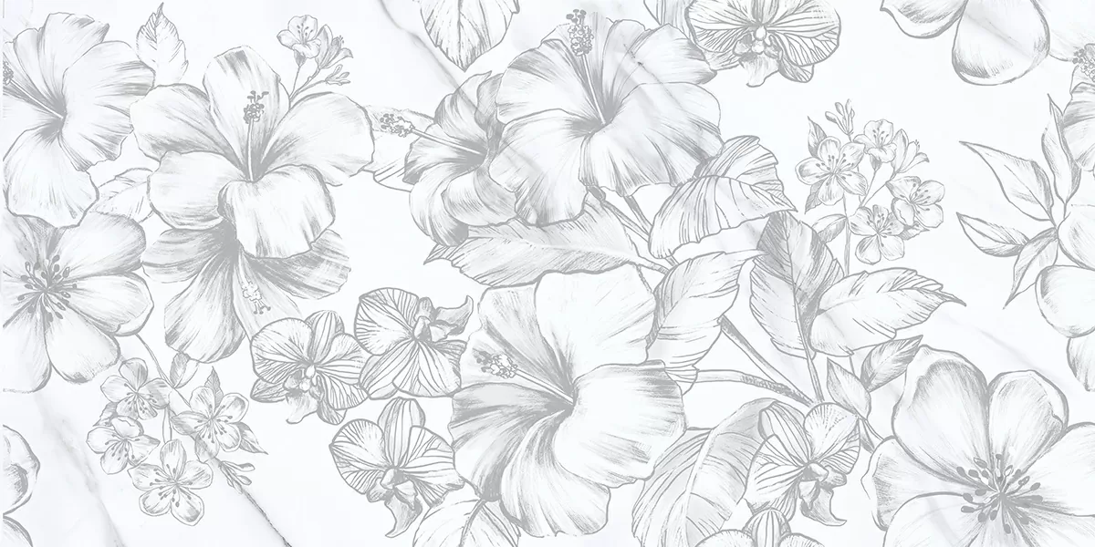Плитка Carrara Flowers 31.5x63