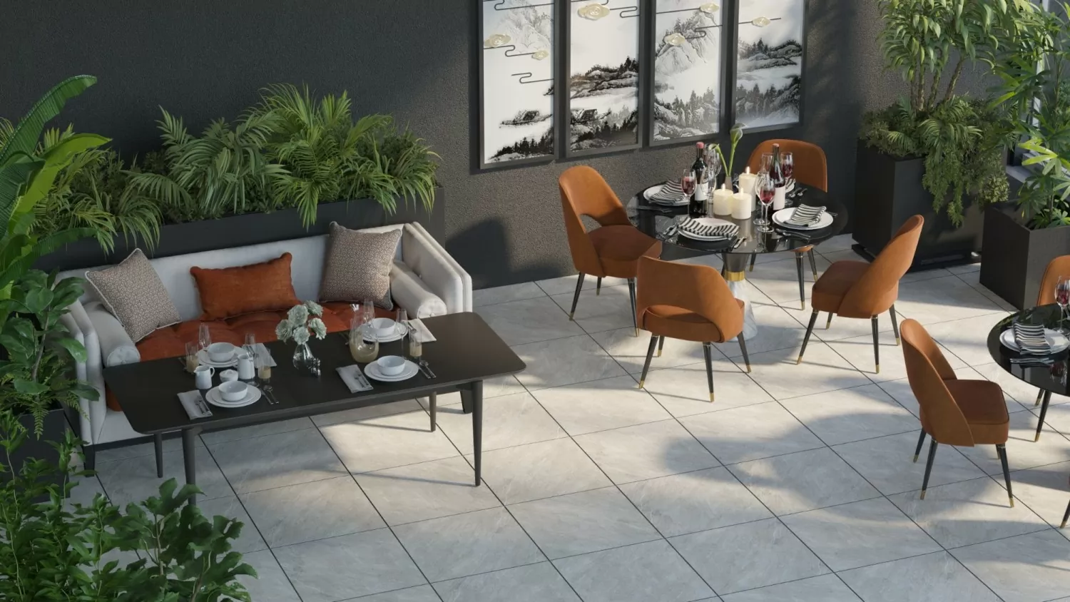 Керамогранит RS026060N Rocks серо-бежевый 60x60