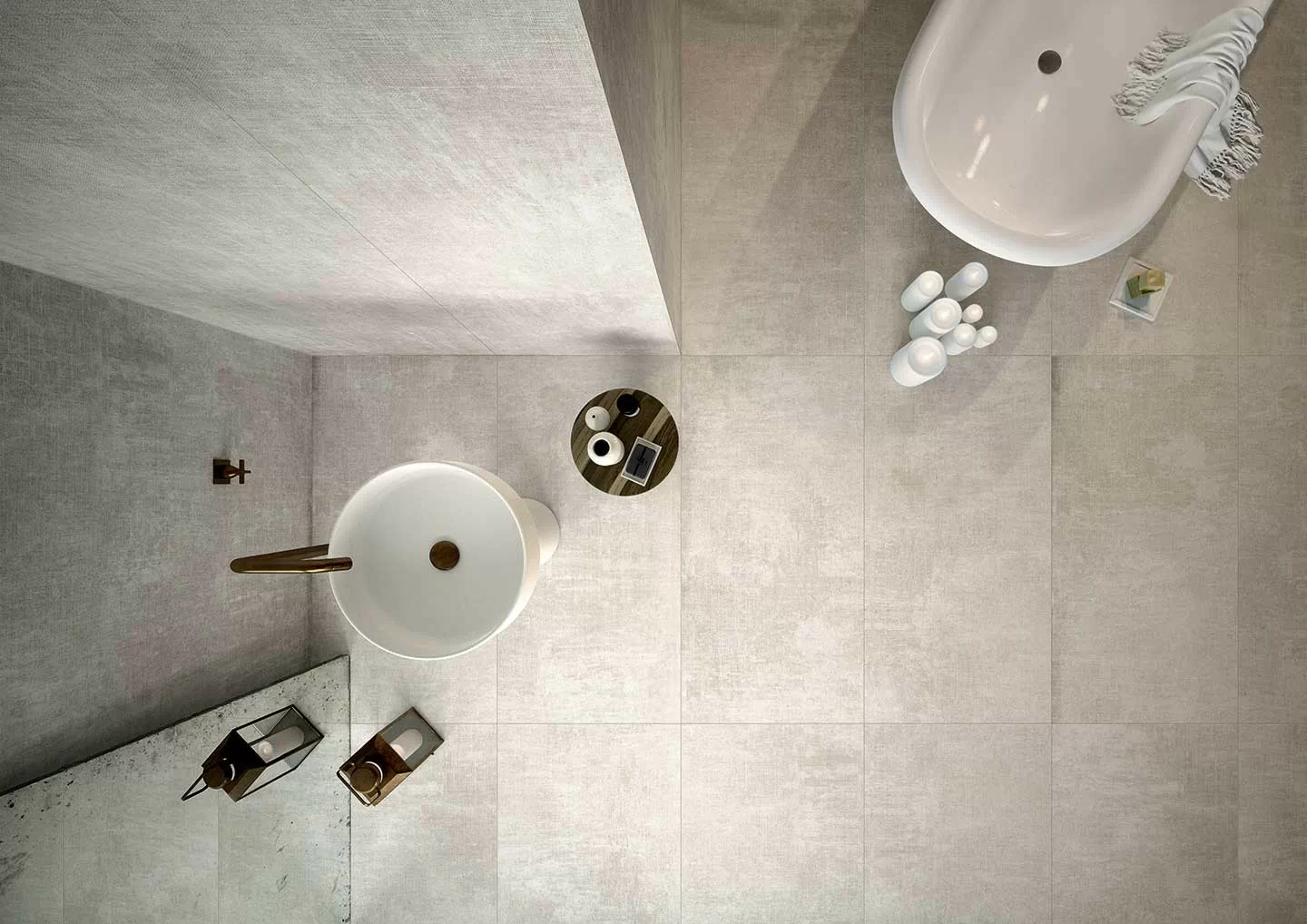 Керамогранит 752618 Tesori Decoro Broccato Bianco Argento 6mm 120x240
