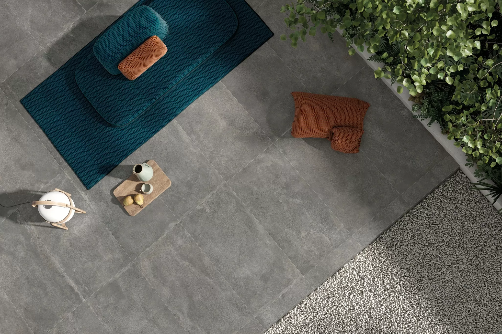 Керамогранит PF60005806 Blend Concrete Grey Ret 90x90