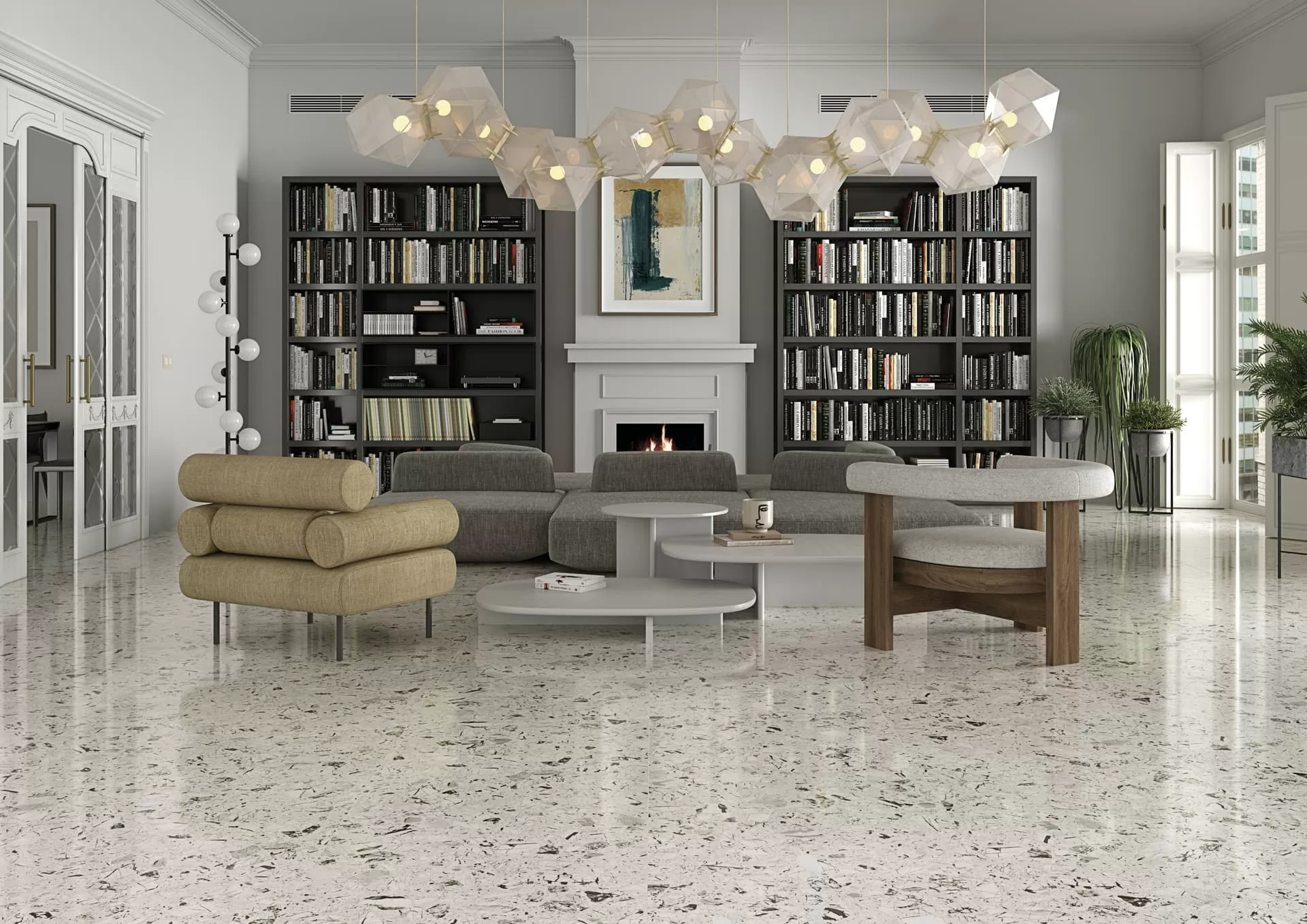 Керамогранит 4X56 Luna-R Blanco Pulido 119,3x119,3