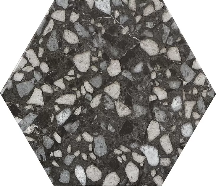 Керамогранит TERAZZO BLACK 23X27