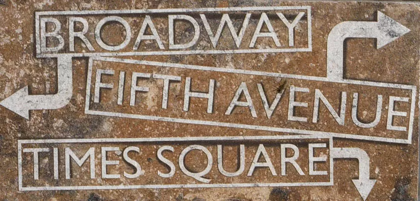 Керамогранит New York Road Signs Mix Chelsea 10x20