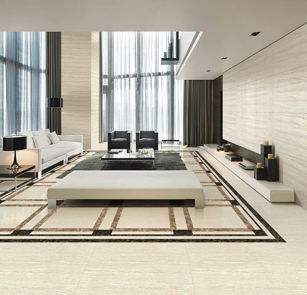 Керамогранит BHT-1004 Dark Grey Travertine Matt 600x1200x13