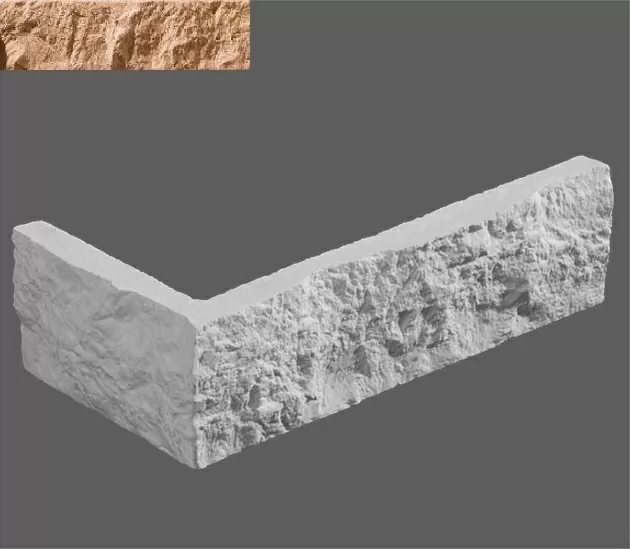 Искусственный камень Угловой элемент Неаполь 431 9,4/20x5,2x1,2