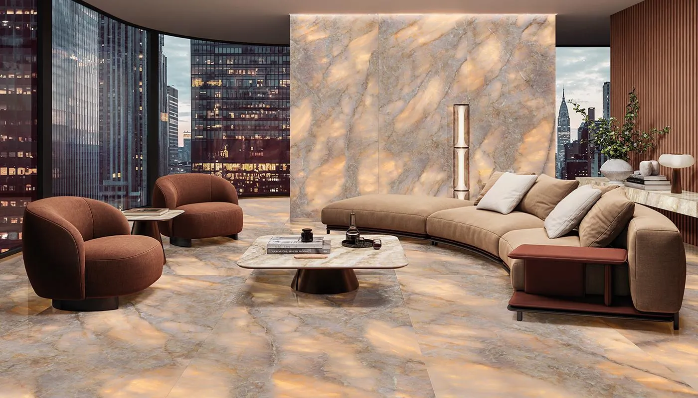 Керамогранит EN88 Golden Ambra Lappato Rett 60x120