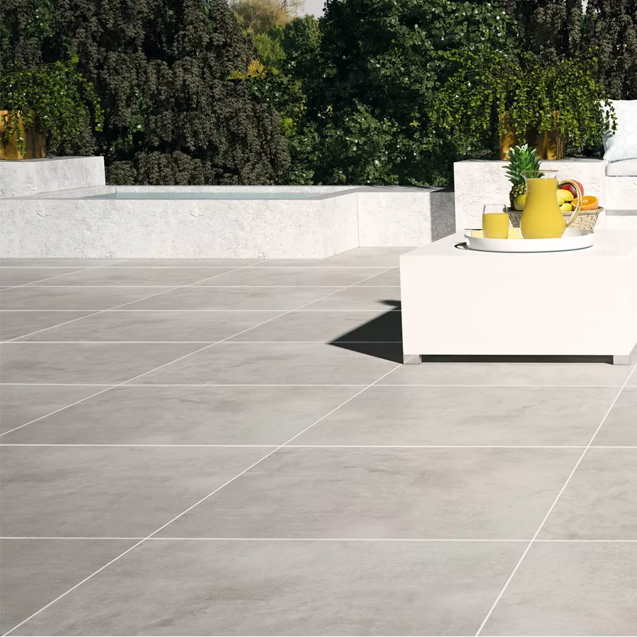 Керамогранит N9BA0XFNA1G1MJ Cement Dark Gray Matt Rect 60x60