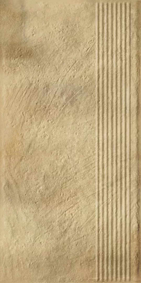 Клинкерная плитка Eremite Sand Stopnica Prosta Struktura Mat 30x60