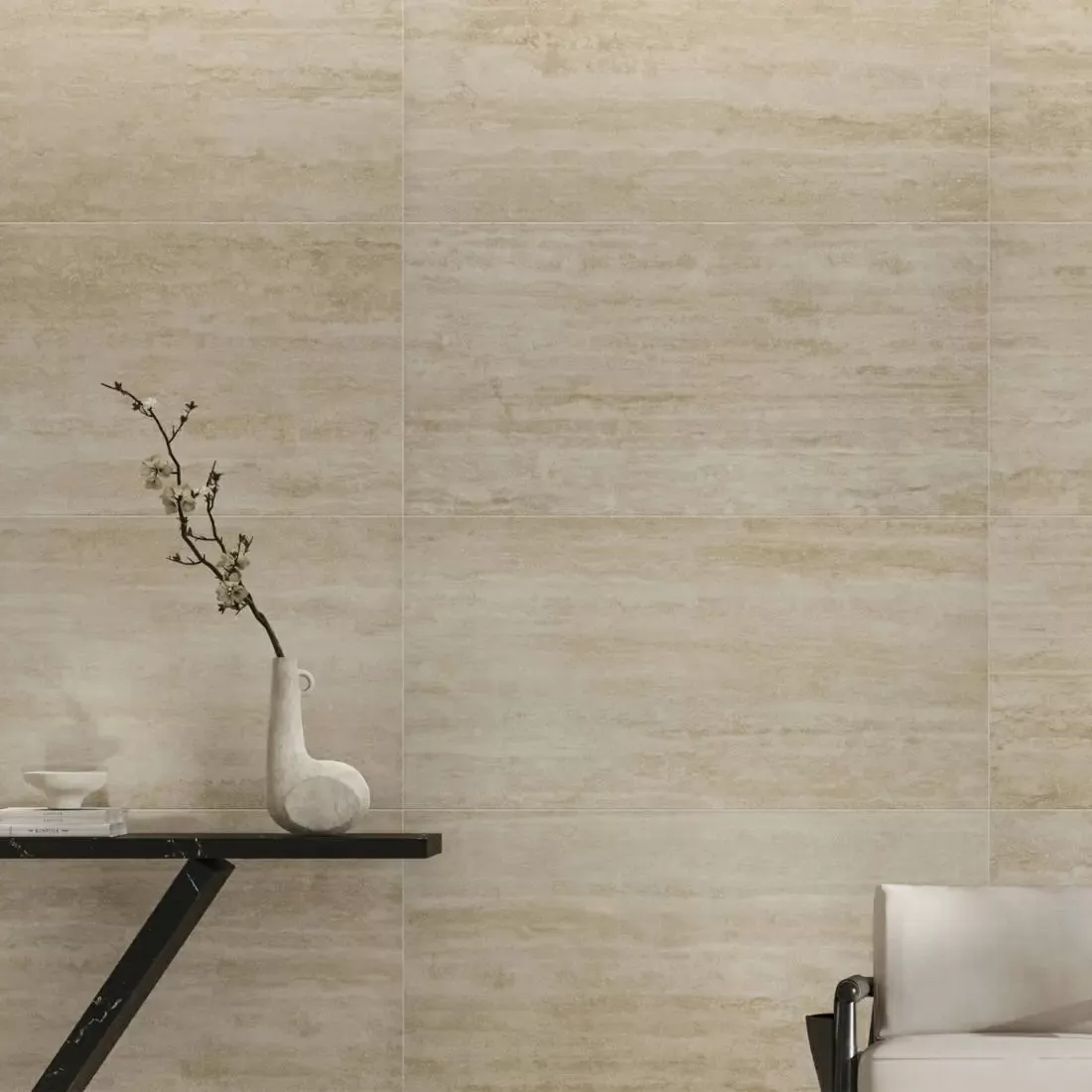 Керамогранит OZ35 Prestigio Travertino Beige Soft R 60x120