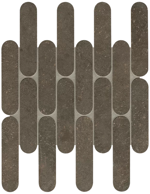 Мозаика fRM8 Nobu Cocoa Curve Mosaico Matt 29x29,5