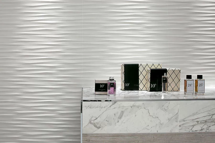 Плитка 8DMW 3D Wall WIND WHITE MATT 40x80