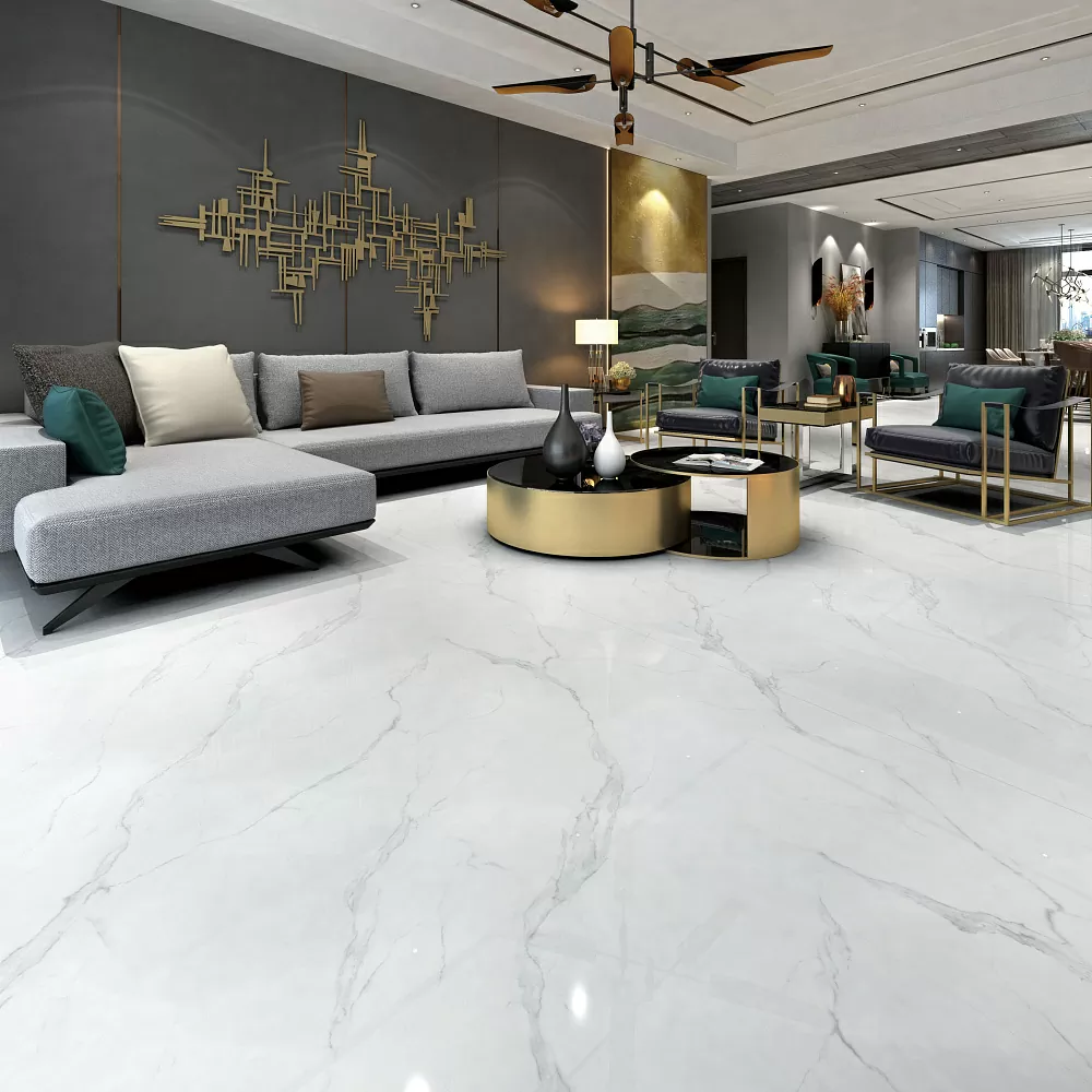 Керамогранит BHW-0003 Carrara Polished (Sinking Ink) 600x1200x8
