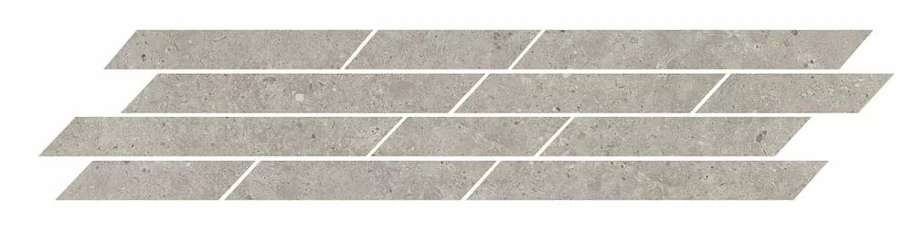 Мозаика T036/SG6537 Риккарди мозаичный серый светлый матовый 46,8x9,8