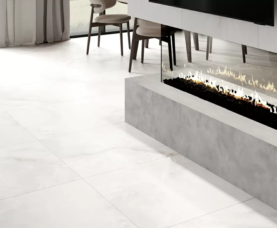 Керамогранит Advance White белый сатинированный 80х160