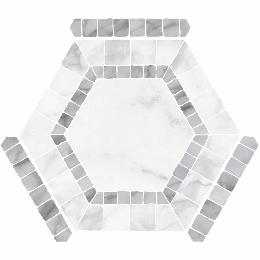 Керамогранит Ibiza White 22x25